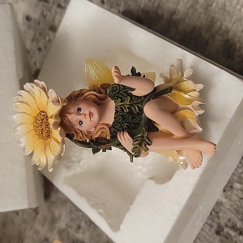 Little girl sunflower fairy